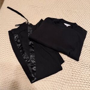 Elegant Black Women's Loungewear Set